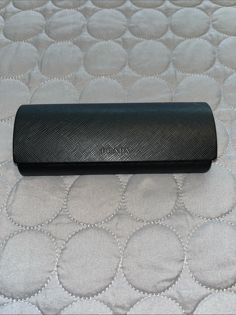 Prada Black Saffiano Sunglasses/Eyeglass Case
